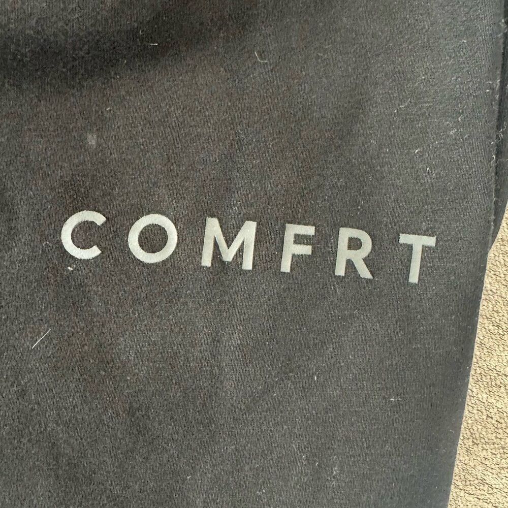 Comfrt Tranquil Jogger Oversized Sweatpants in Obsidian Black Size Large - Picture 7 of 12
